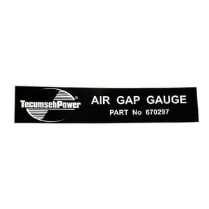 Lawn & Garden Equipment Engine Air Gap Gauge, 0.0125-in (replaces 670259) 670297