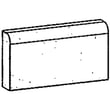 Fascia for Kenmore 14616197210 - Part 40700040