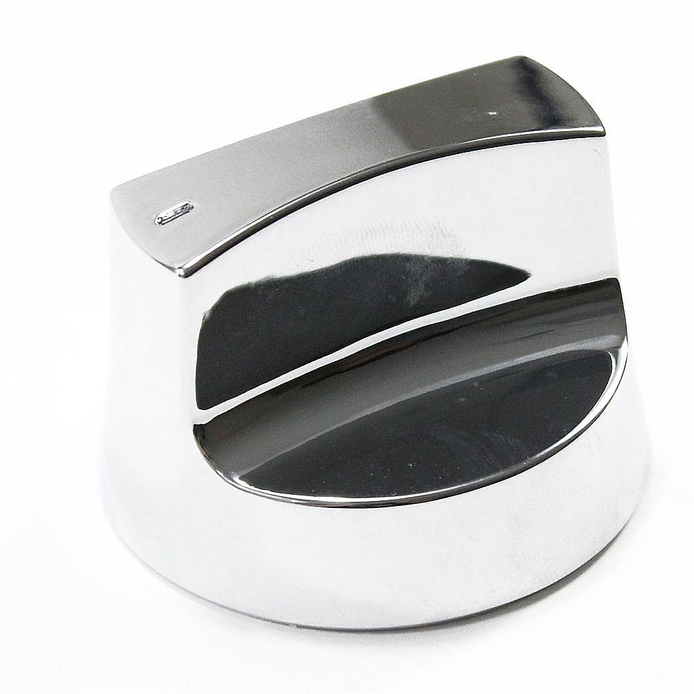 Part #40800113A, Kenmore Gas Grill Burner Knob (Chrome) / 5.00 x 4.00 x 2.00