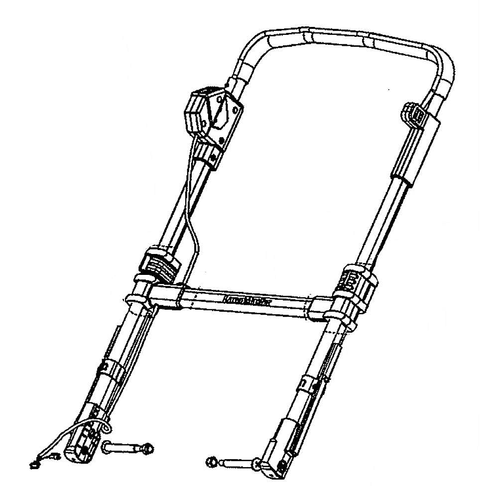 HANDLE ASSEMBLY (INCLUDES KEYS 33A, 33B, 33C)