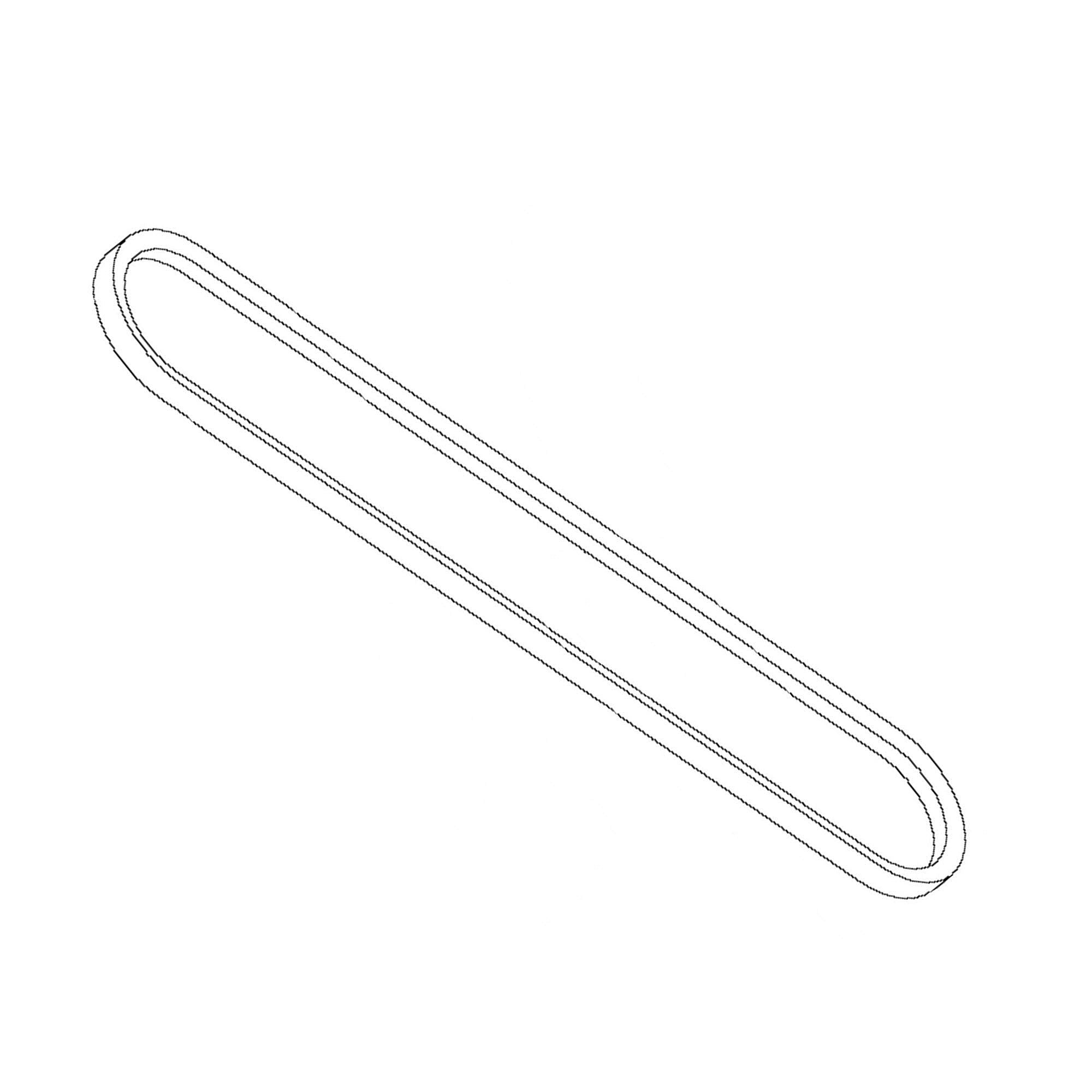 Part #207130100003, Senix Lawn Mower Blade Drive Belt