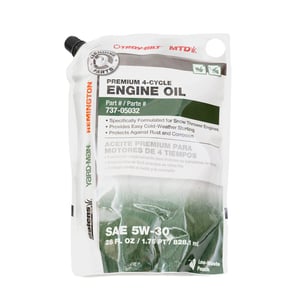 Snowblower Engine Oil, Sae 5w-30, 28-oz 490-000-M020