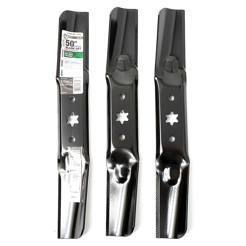 Photo of Part #490-110-M155, Lawn Tractor 50-In Deck 2-In-1 Blade Set from Repair Parts Direct