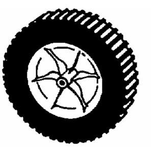 Lawn Mower Drive Wheel 490-322-0006