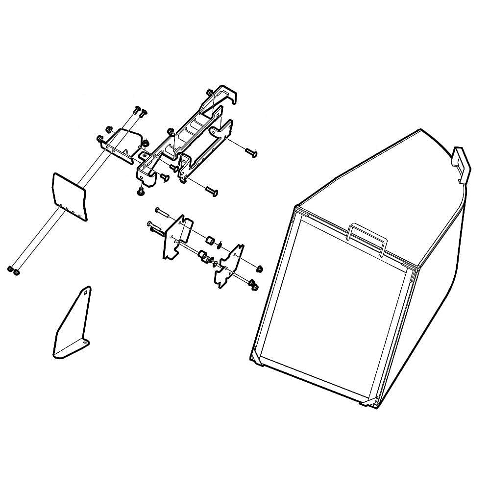 Part #59C50004150, Mtd Lawn Tractor Bagger
