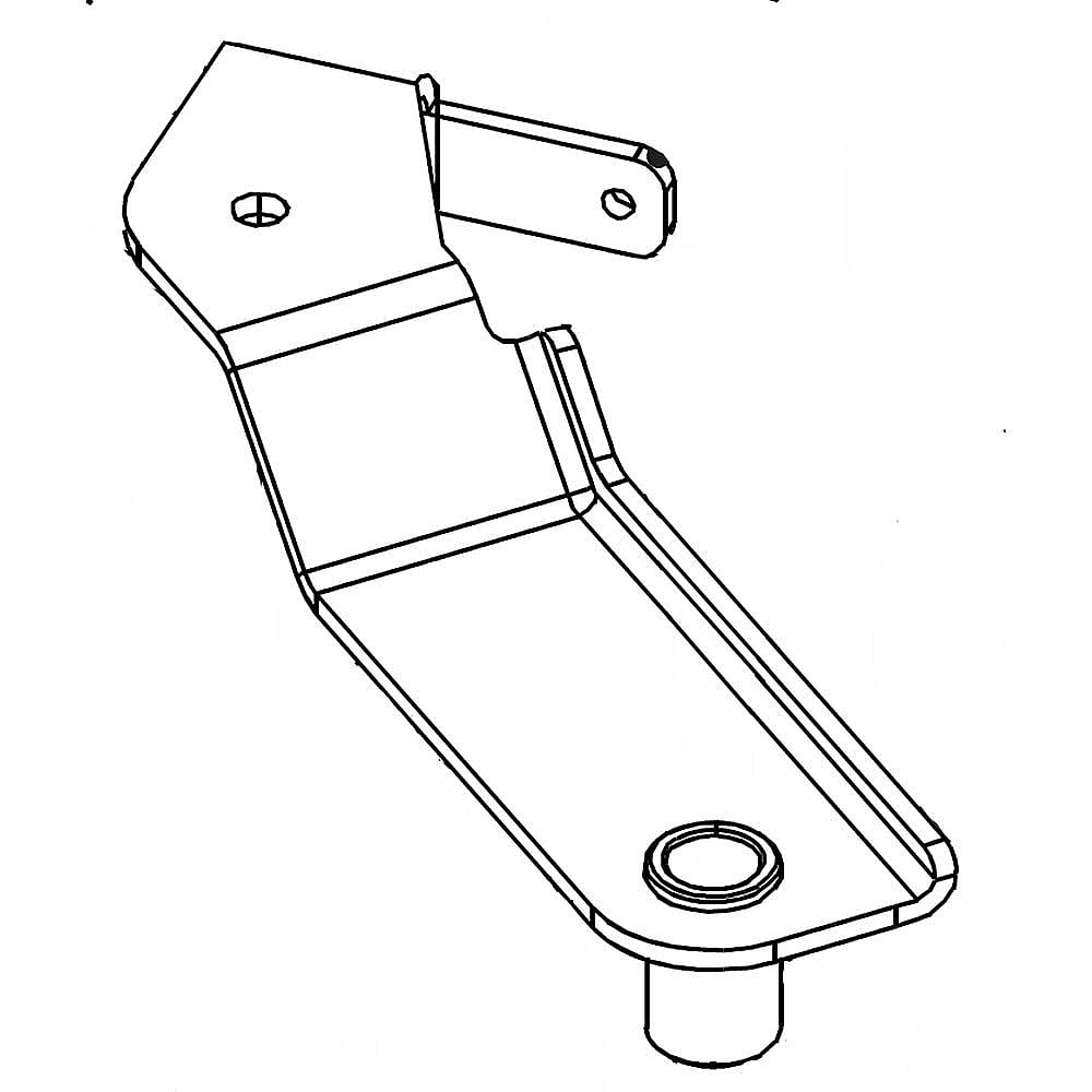 Part #603-04386A-0637, Lawn Tractor Blade Idler Pulley Arm (Replaces 603-04386A-0691, 603-04386A-4044)