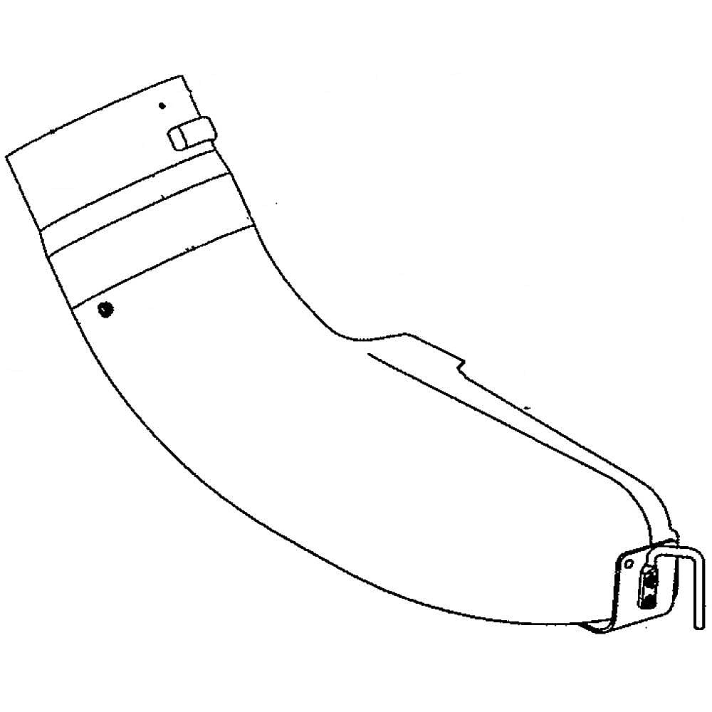Part #631-04300C, Mtd Lawn Tractor Bagger Attachment Chute