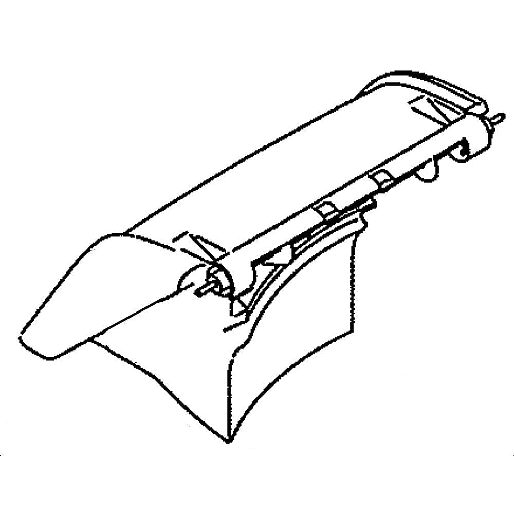 Part #631-04553A, Lawn Mower Discharge Chute Door