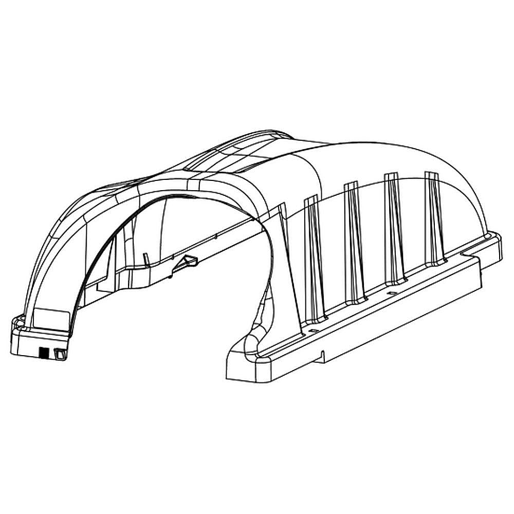 Part #631-06539, Lawn Tractor Bagger Attachment Container Cover