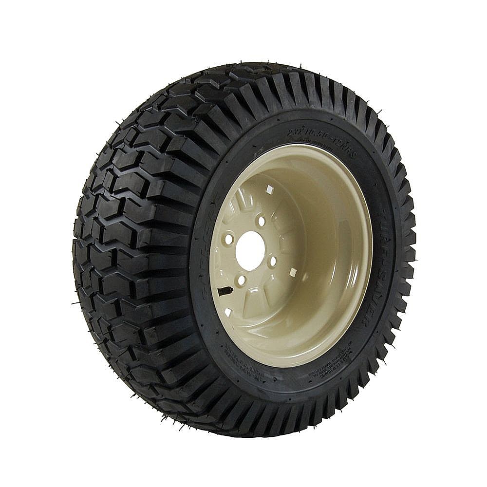 Part #634-0202A-0931, Lawn Tractor Wheel Assembly, 23 X 10-1/2 X 12-In (Beige-Carlisle)