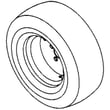 Complete Wheel Assembly for Craftsman 247289840 - Part 634-0202A-0961