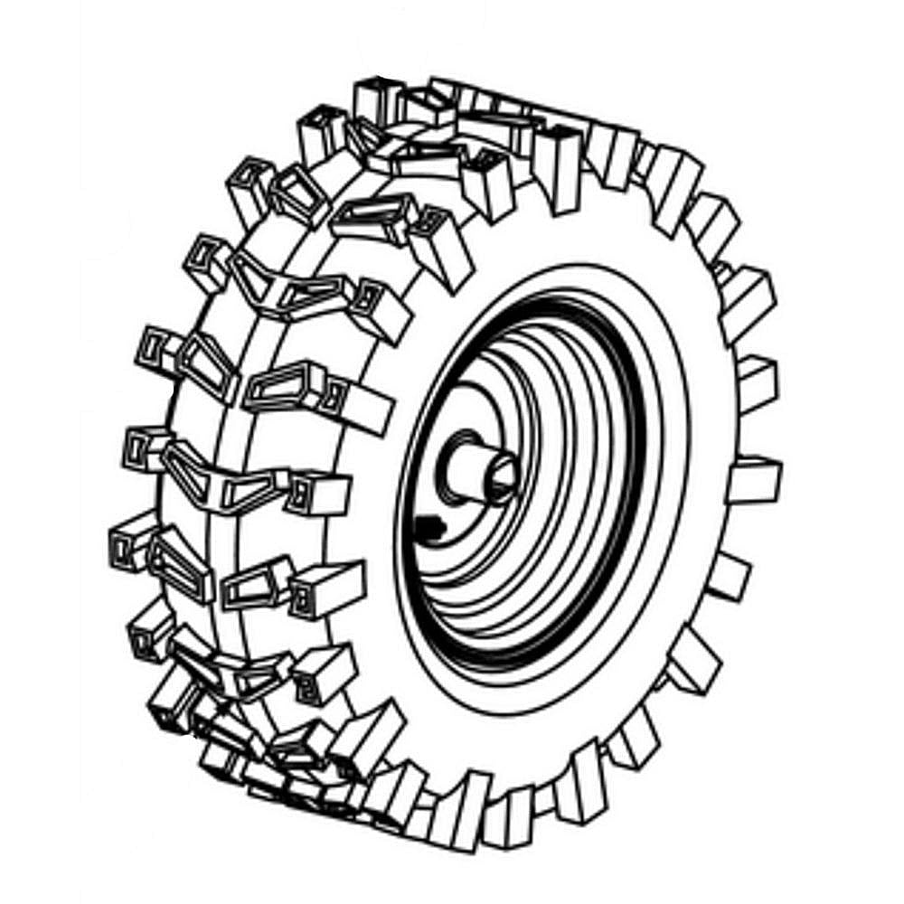 Part #634-04149A-0911, Lawn & Garden Equipment Wheel, 13 X 5 X 6-In
