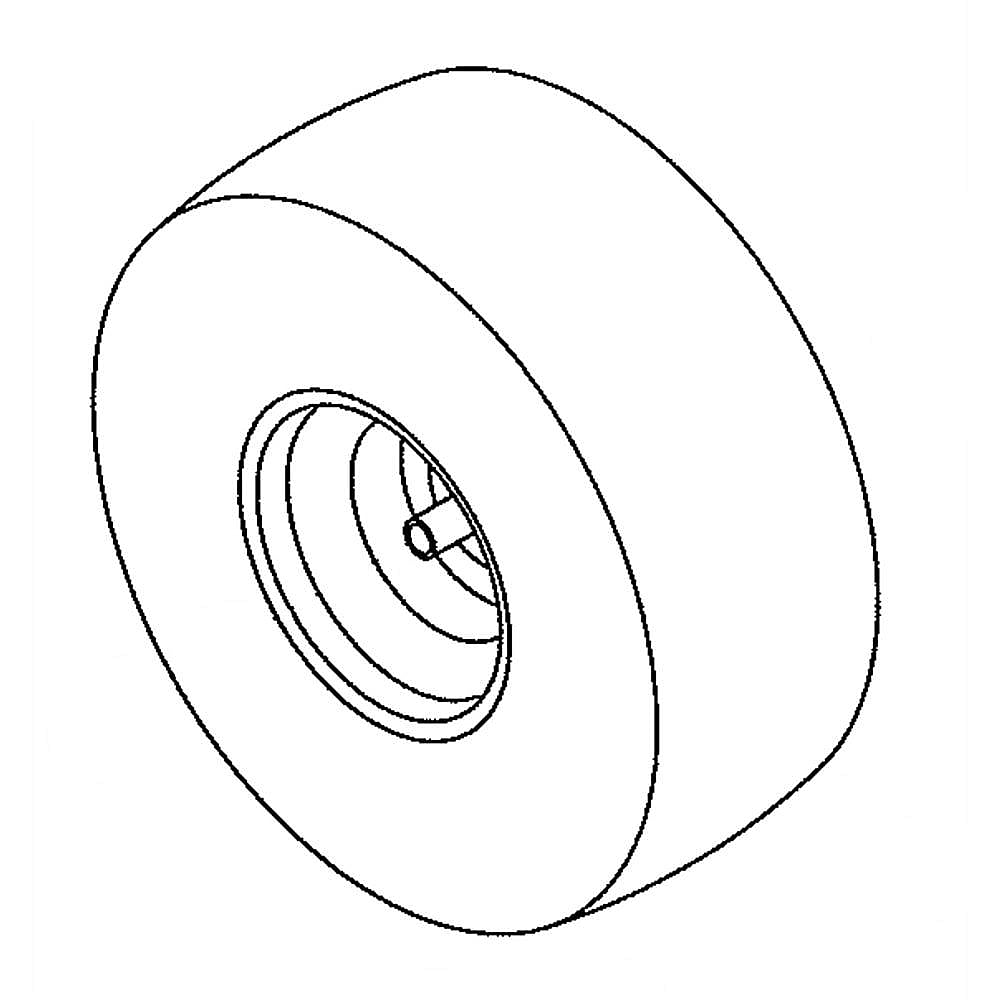 Part #634-04324-0941, Complete Wheel Assembly