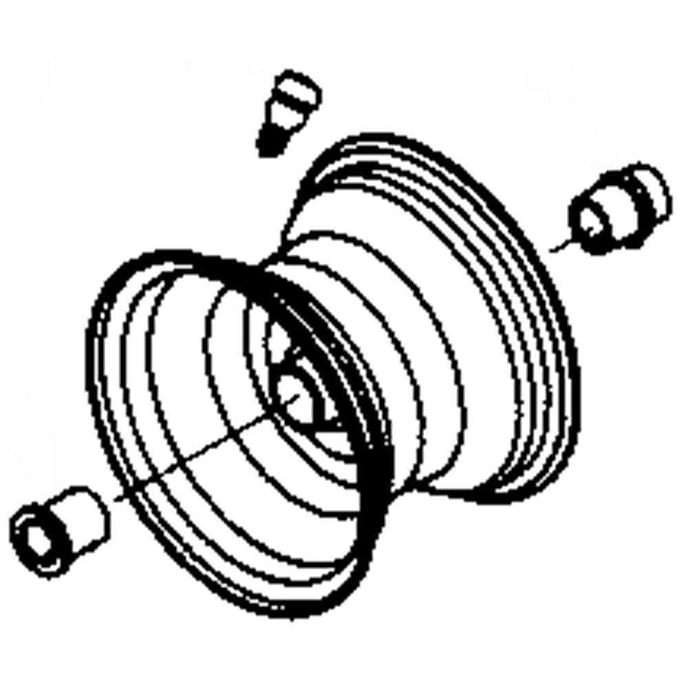 Part #634-04405-0662, Mtd Rim Assembly