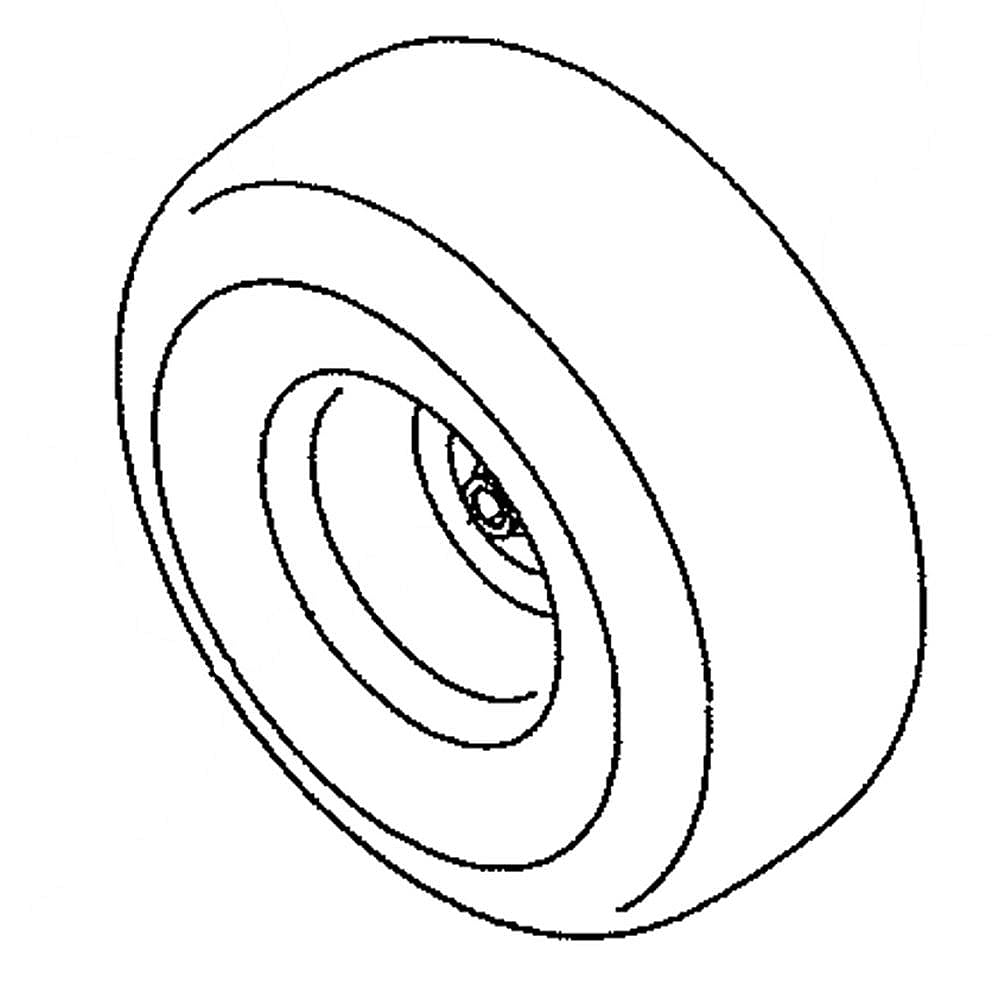 Part #634-04519, Craftsman Lawn Tractor Wheel Assembly