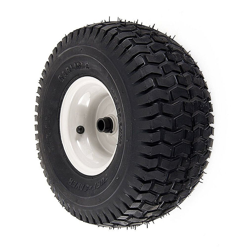 Part #634-05067-0991, Lawn Tractor Wheel Assembly, 15 X 6 X 6-In (Tee White)