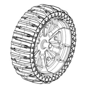 Snowblower Wheel Assembly (craftsman Gray) 634-05123-4042