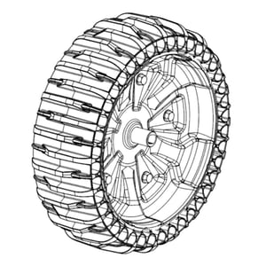 Snowblower Airless Tire Assembly 634-05123