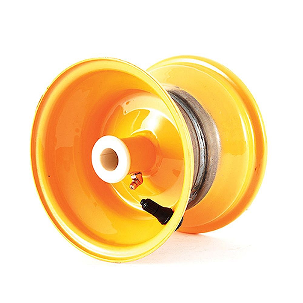 Part #634-05177B-4028, Lawn Tractor Wheel Rim, Front (Craftsman Yellow) (Replaces 634-05177, 634-05177-4028)