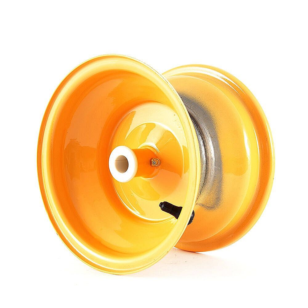 Part #634-05179-4028, Lawn Tractor Wheel Rim, 8 X 5-3/8 (Craftsman Yellow)