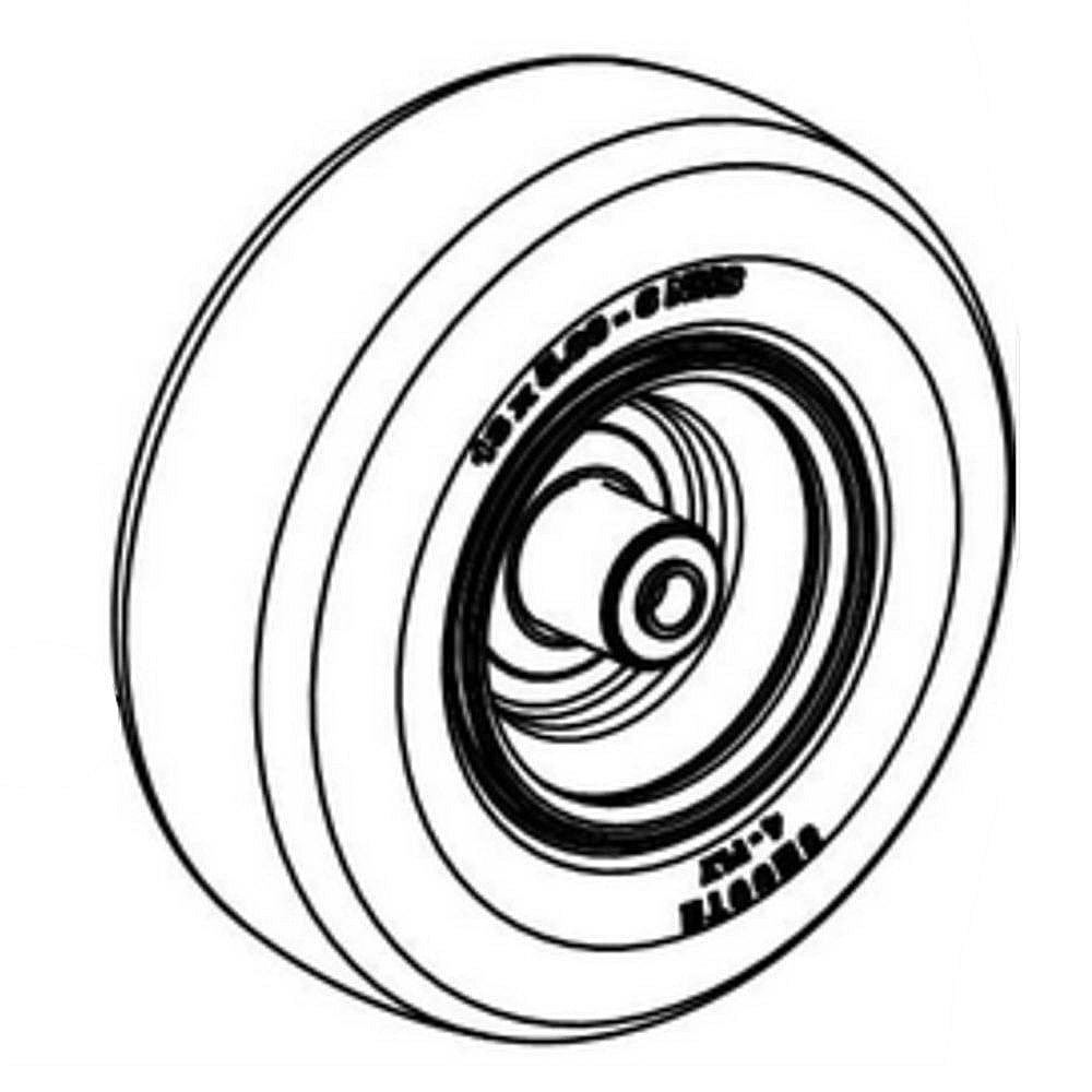 Part #634-05251, Lawn & Garden Equipment Wheel Assembly