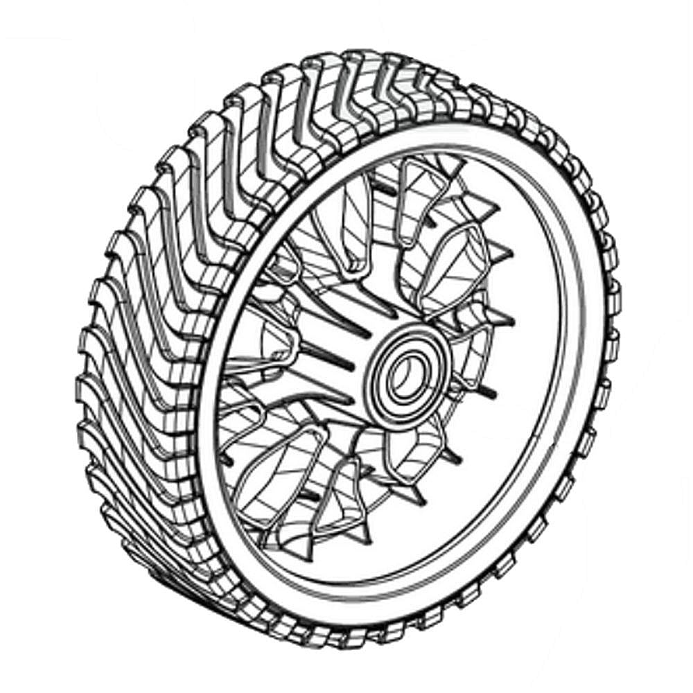 Photo of Part #634-05274, Lawn & Garden Equipment Wheel Assembly from Repair Parts Direct