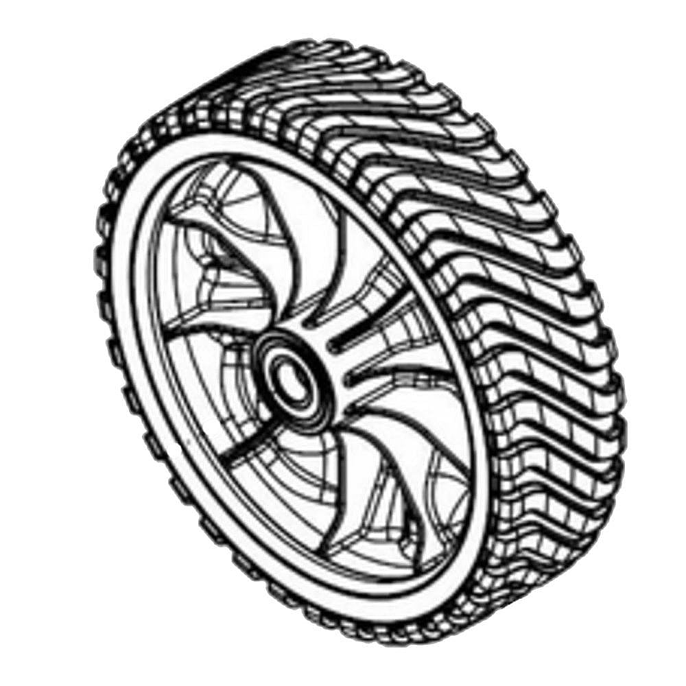 Photo of Part #634-05485, Lawn & Garden Equipment Wheel Assembly, 7 X 2-In from Repair Parts Direct