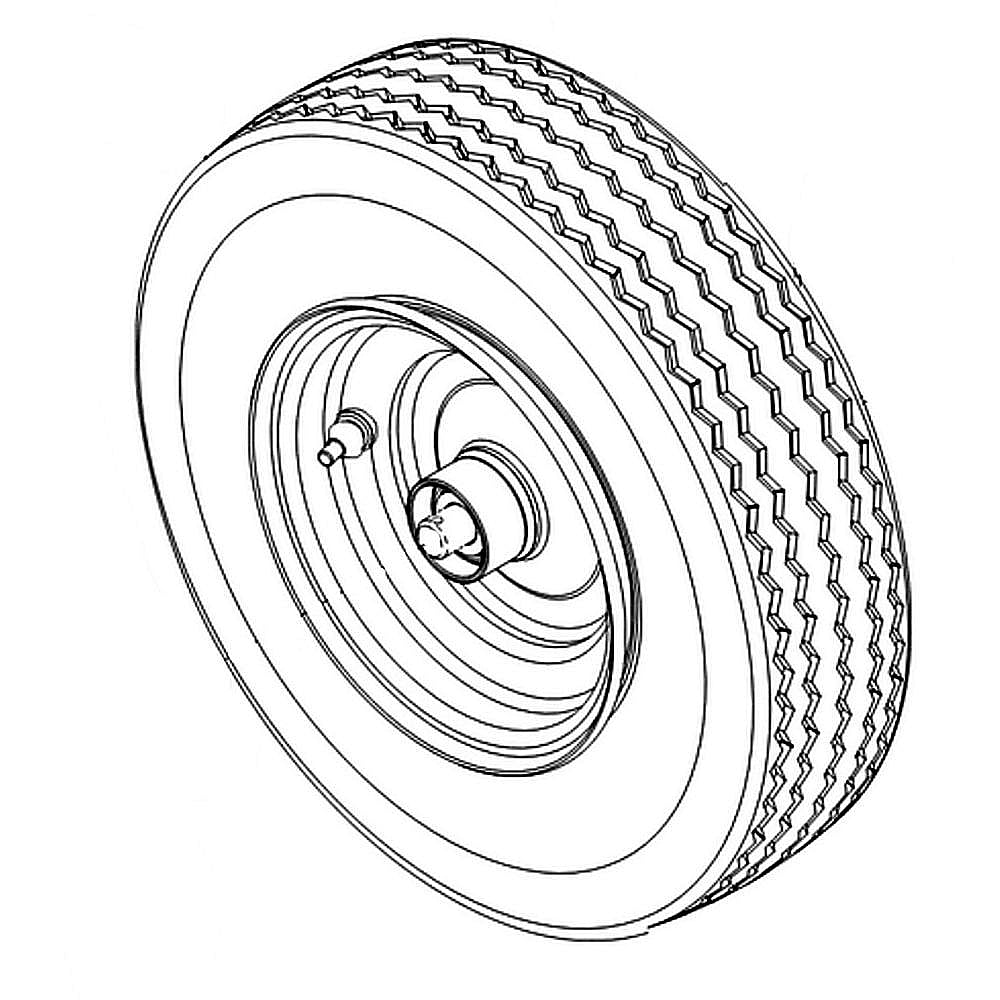 Part #634P05319, Lawn & Garden Equipment Wheel Assembly