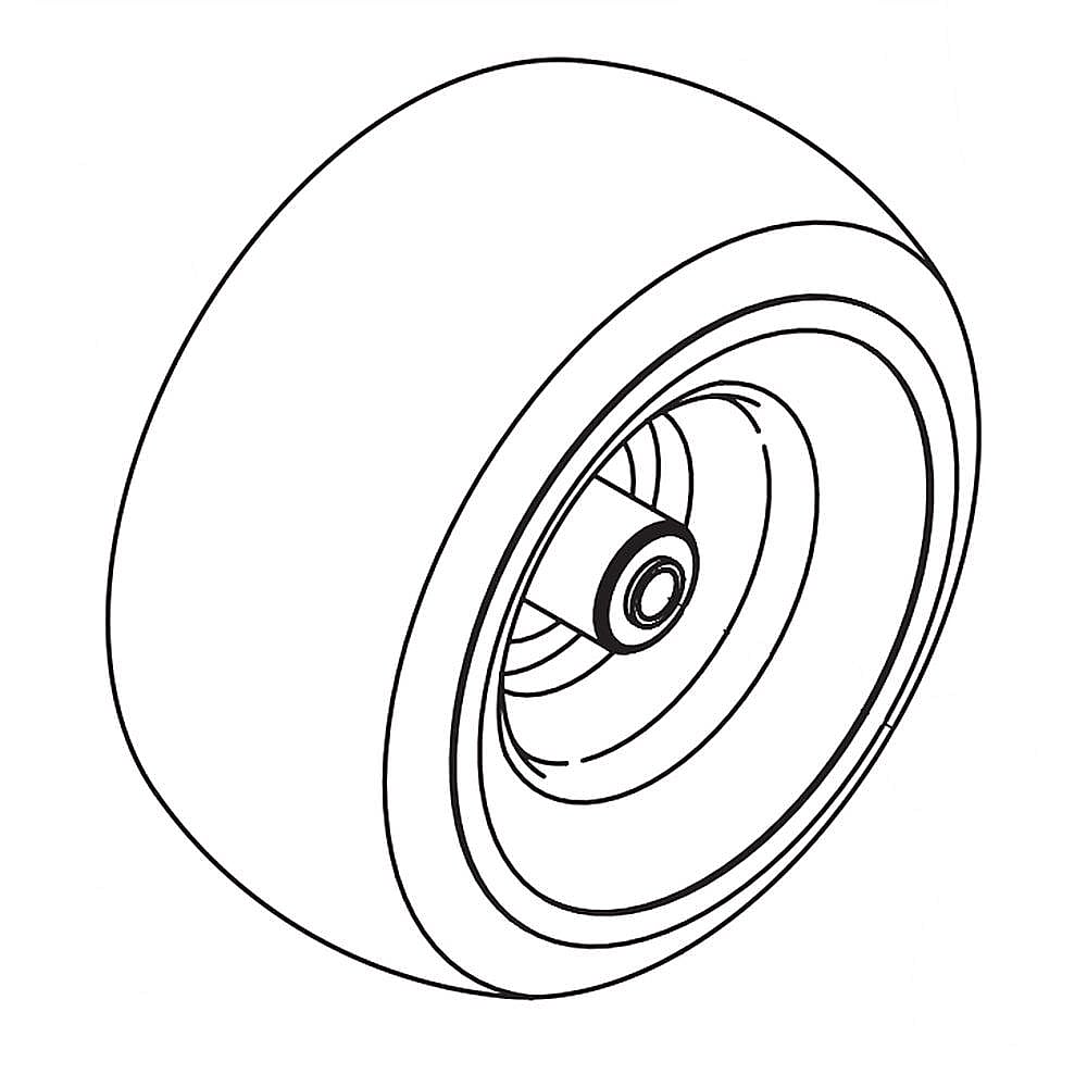 Part #634Z04623A-4021, Lawn & Garden Equipment Wheel Assembly, 13 X 6-1/2-In