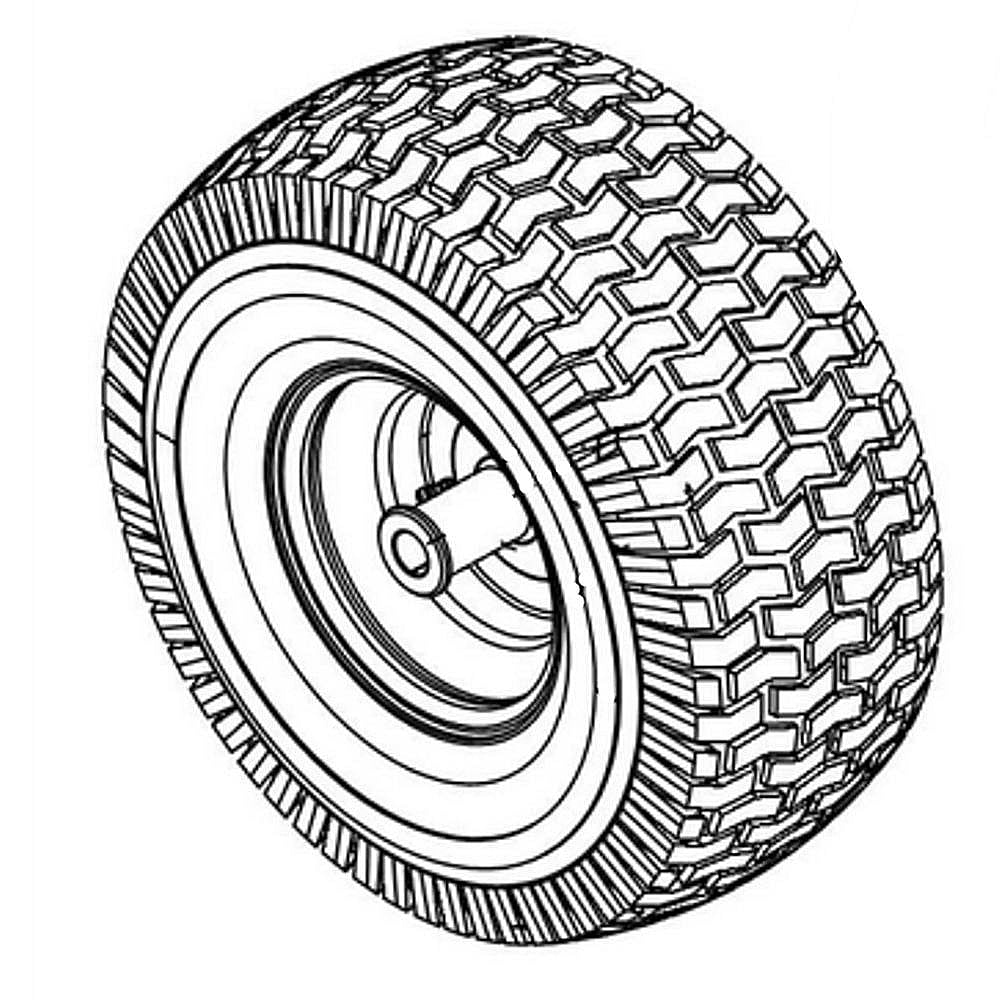Part #634Z05149A-5043, Lawn & Garden Equipment Wheel, 15 X 6 X 6-In