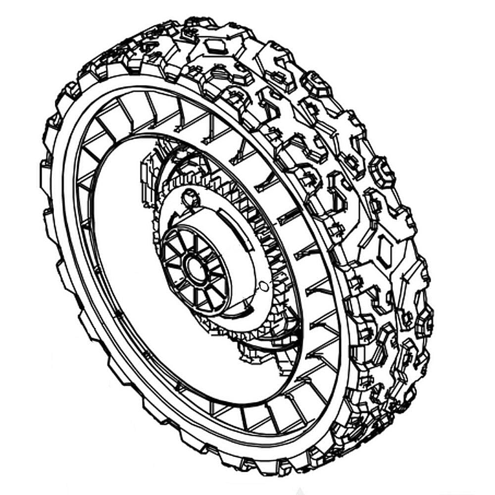 Part #634Z06189, Lawn & Garden Equipment Wheel Assembly