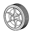 Lawn & Garden Equipment Wheel Assembly for MTD 41ADZ3CC799 - Part 6356