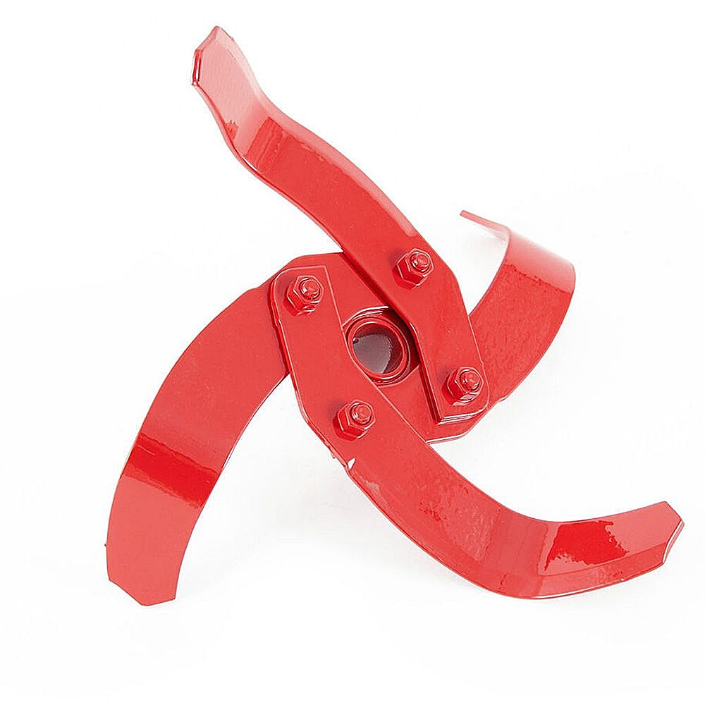 Part #642-04104-5083, Tiller Inner Tine Assembly, Right (Liberty Red) (Replaces 642-04104, 642-04104-0638)