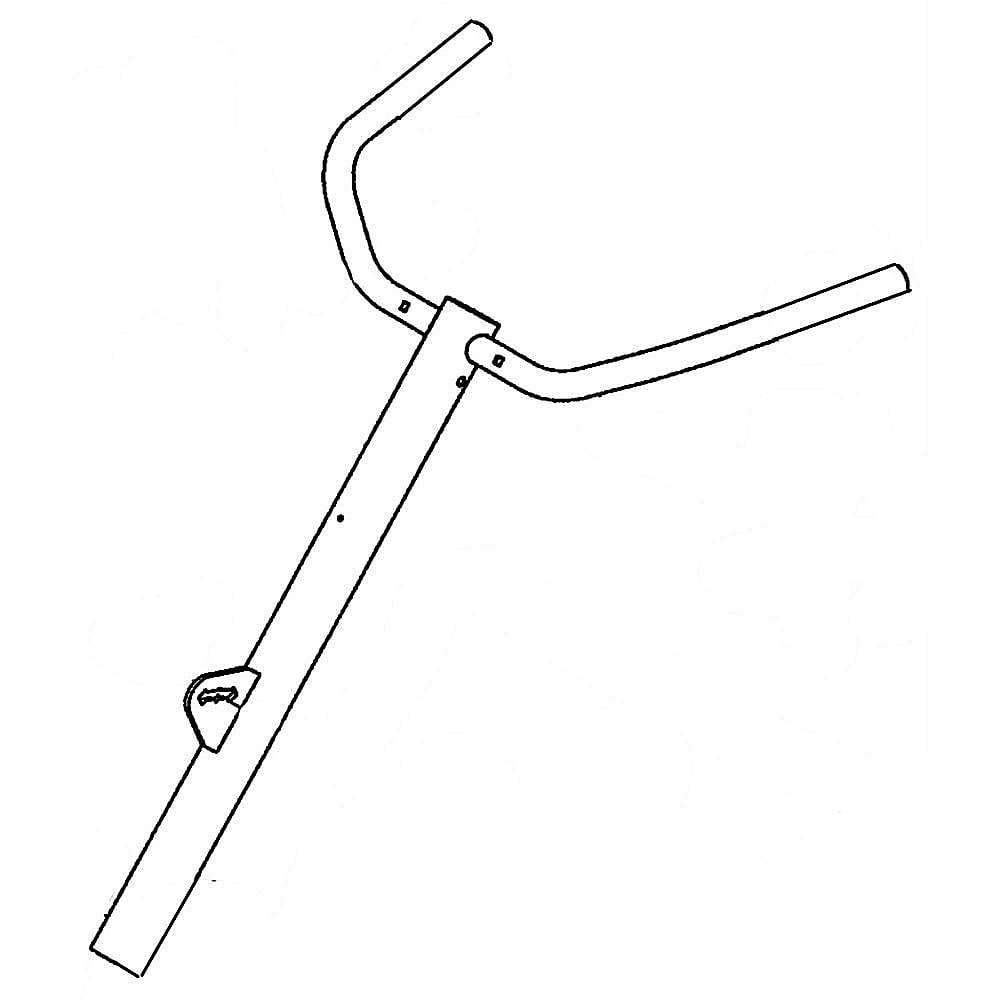 Part #649-04040-4044, Kmart Tiller Handle (Replaces 649-04040, 649-04040-0721) / 18.11 x 8.50 x 7.64