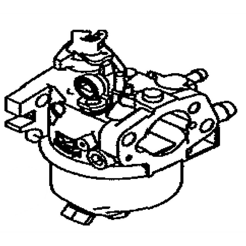 Part #651-05558, Mtd Lawn & Garden Equipment Engine Carburetor Assembly
