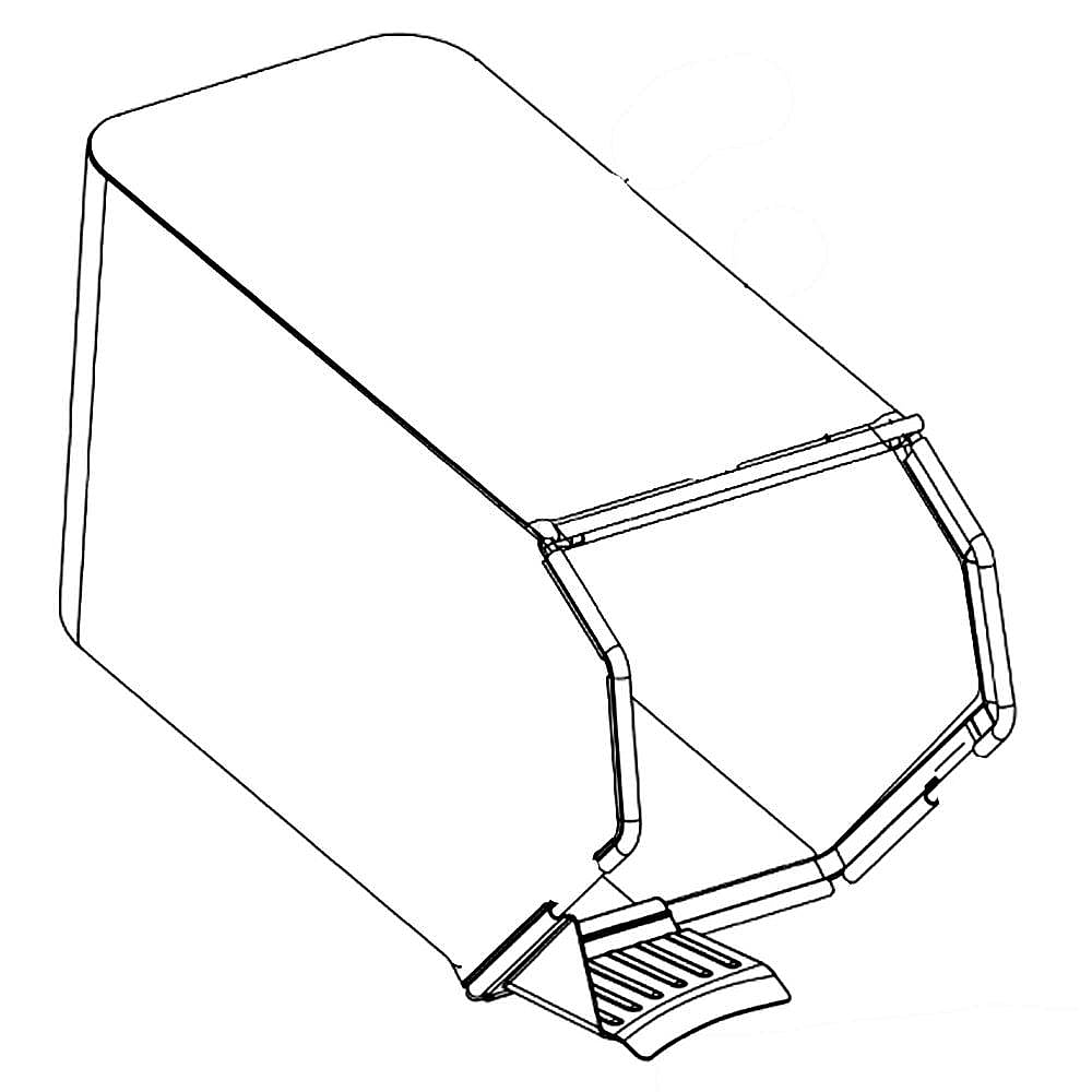 Photo of Part #664P05222B, Lawn Mower Grass Bag from Repair Parts Direct