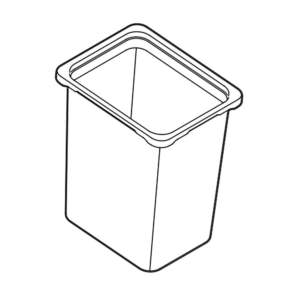 Part #664P05681, Lawn Tractor Bagger Attachment Container