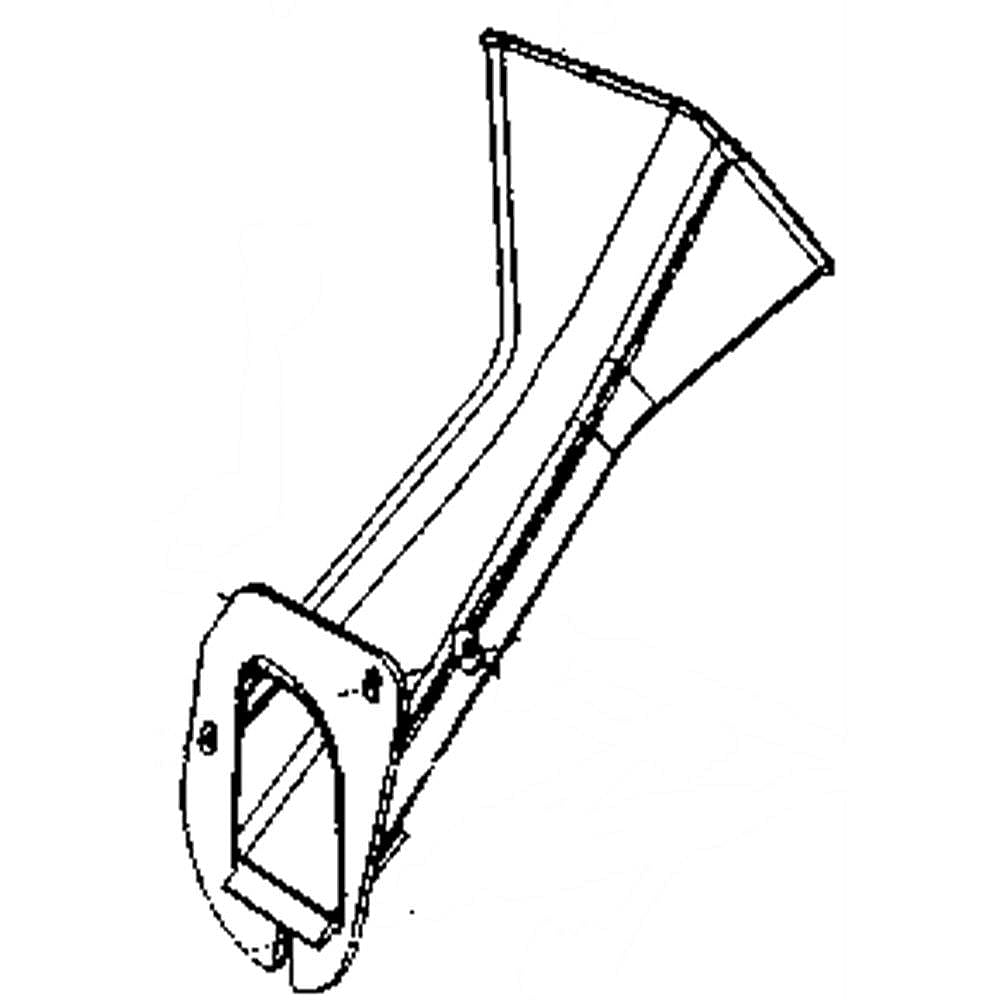 Part #681-0095, Chipper/shredder Chute