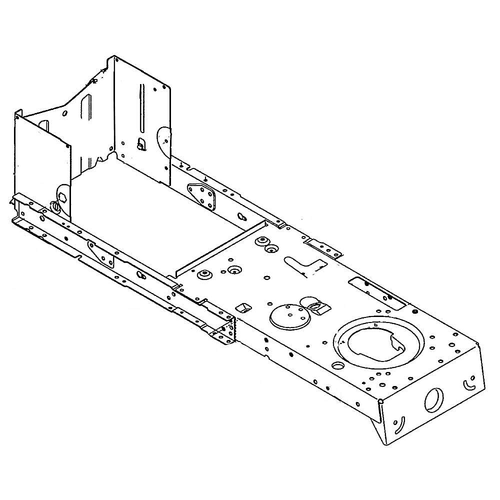 Part #683-04649B-0637, Lawn Tractor Chassis (Replaces 683-04649A-0637)