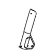 Mtd Snowblower Engagement Handle, Right for MTD E600E - Part 684-0036A