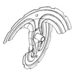 Snowblower Auger, Left (sears Yellow) for MTD 31CH97SJ799 - Part 684-04152-4028