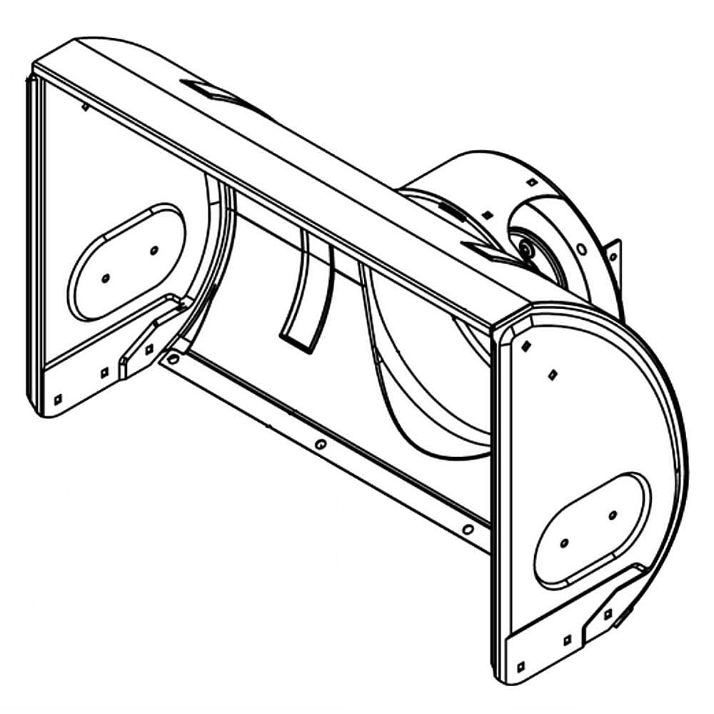 Part #684-04268A-0691, Snowblower Auger Housing