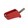 Mtd Lawn Mower Caster Wheel Yoke (craftsman Red) for MTD 12A-764M099 - Part 687-02263-4044