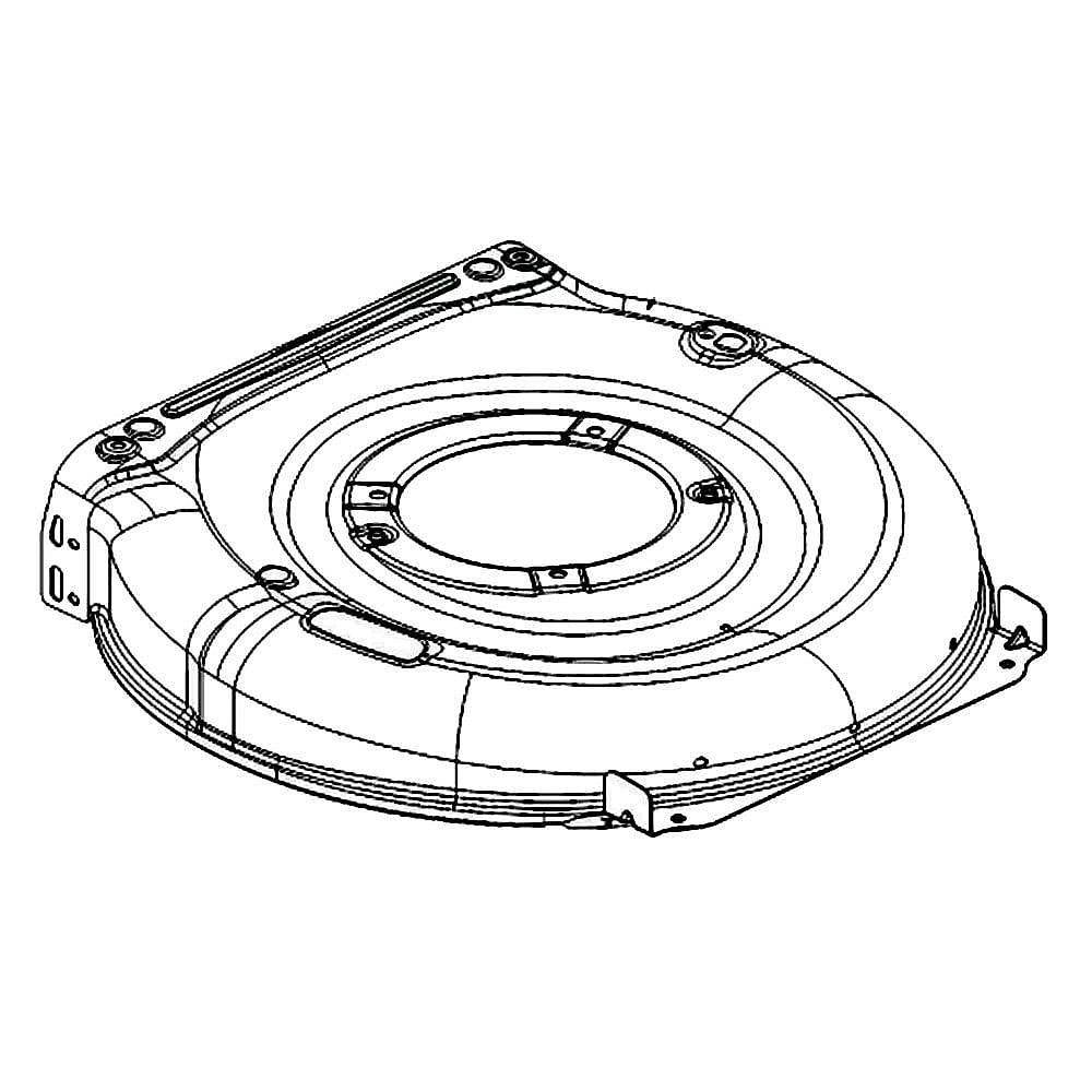 Part #687-05209-4028, Lawn Mower 21-In Deck Housing (Craftsman Yellow) / 27.50 x 23.00 x 8.25