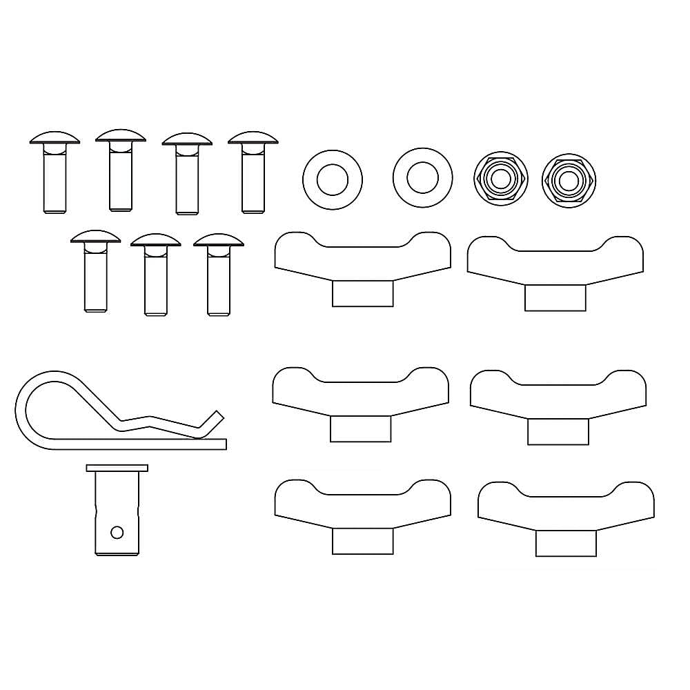 Part #689-00328A, Hardware Pack