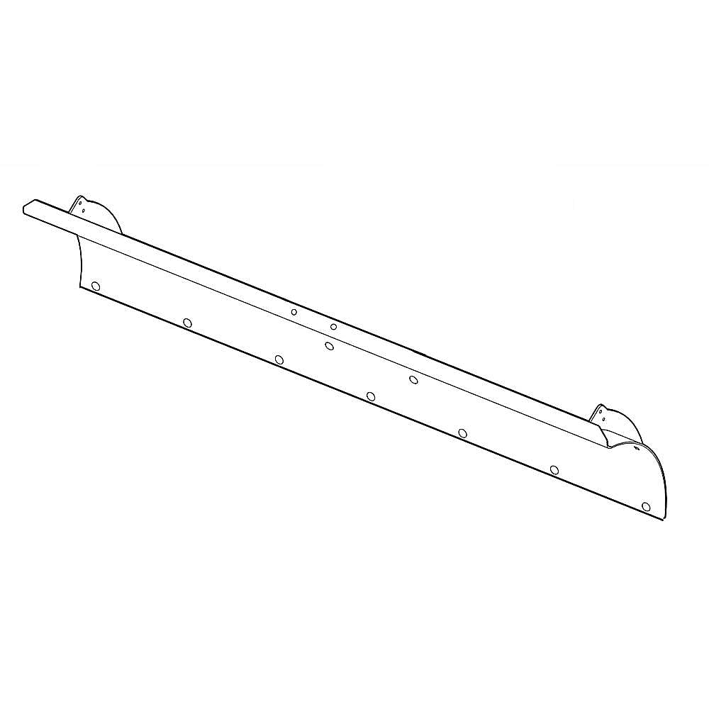 Part #689-02099-0637, Lawn Tractor 52-In Snow Blade Attachment Blade (Powder Black)