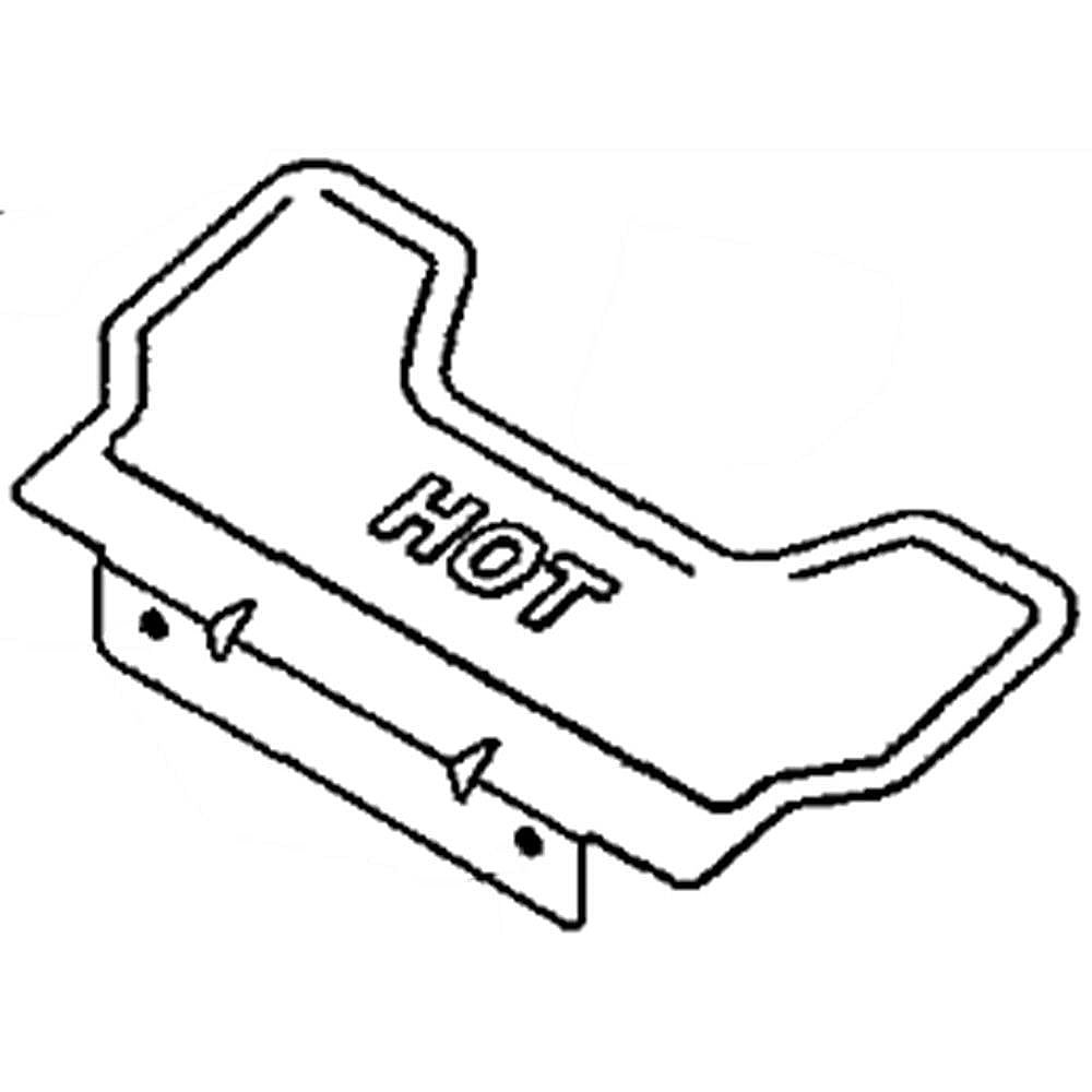 Part #703-09083-0637, Muffler Shield