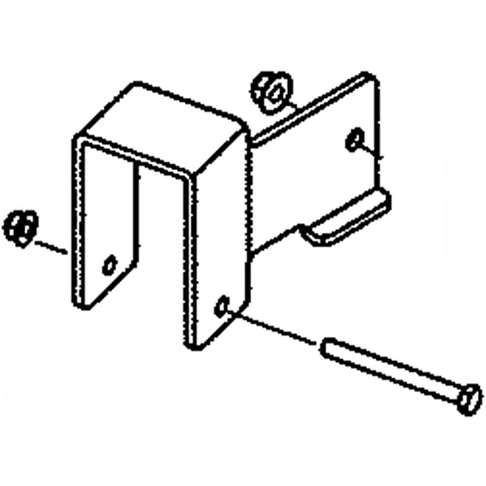 Part #703-09193, Craftsman Weight Mount Bracket, Rh