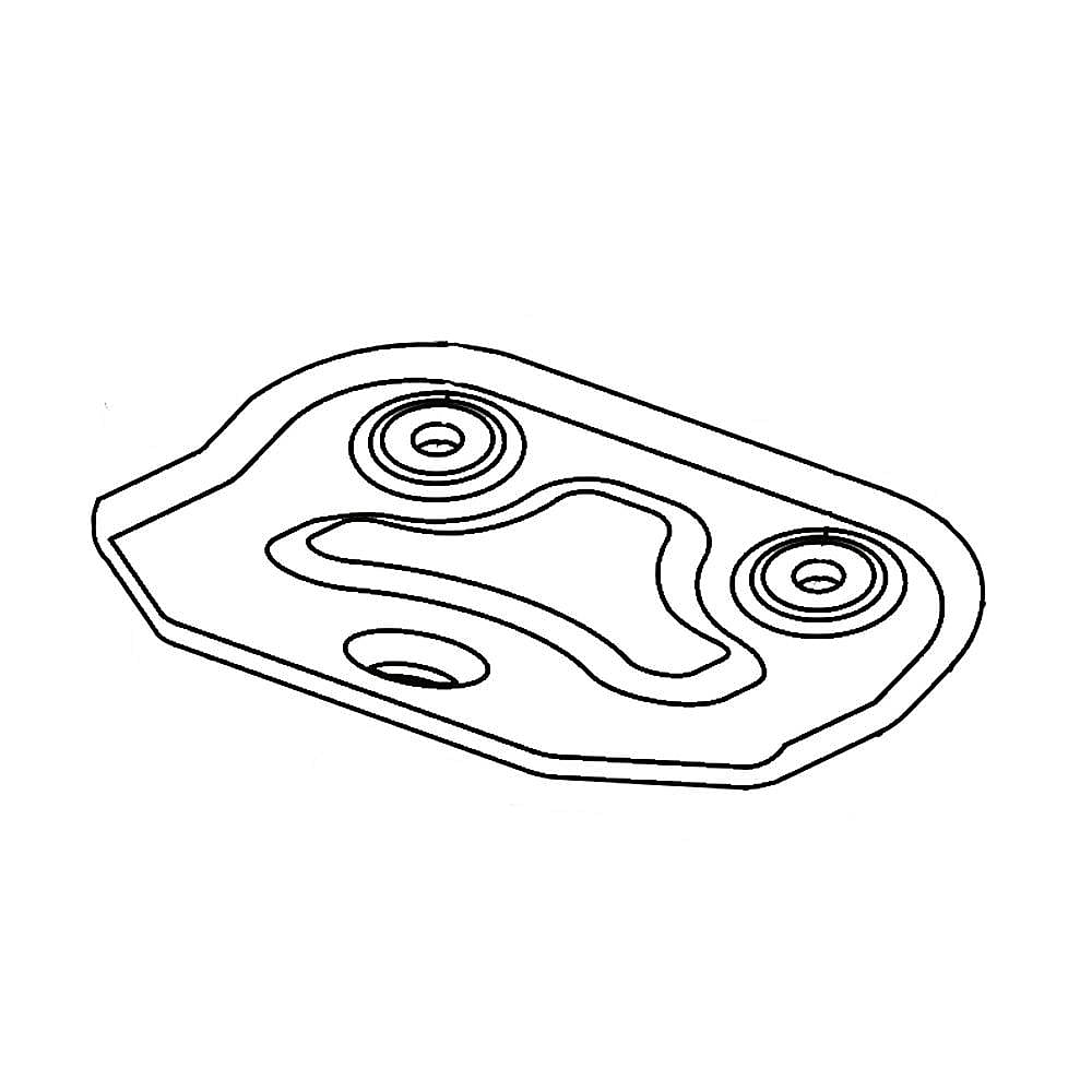 Part #703-12302-0637, Lawn Tractor Hitch Plate (Replaces 703-12302)