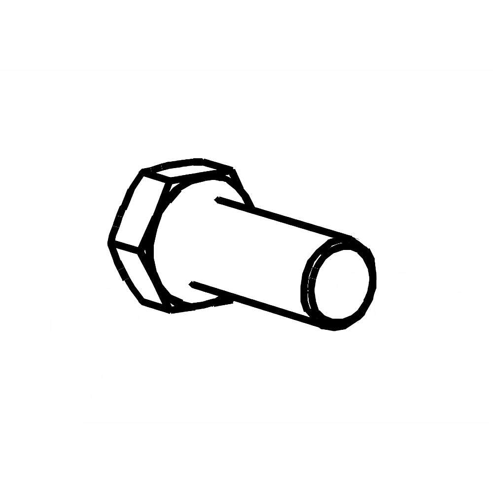 Part #710-04186, Lawn Tractor Hex-Lock Screw